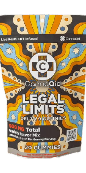 Canna Aid Legal Limits 25MG 20PK Gummies