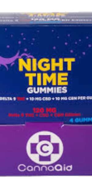 Canna Aid Night Time Gummies 30MG 4PK