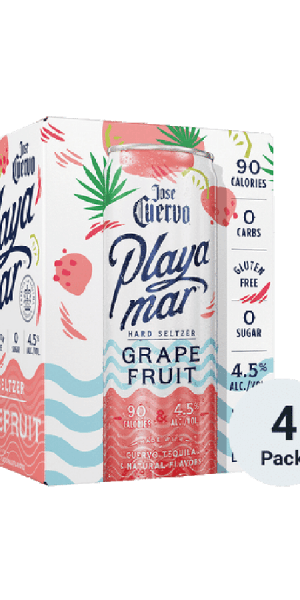Jose Cuervo Seltzers Grapefruit Lime and Mango 4PK