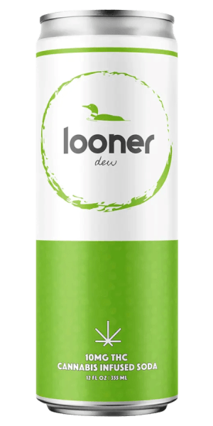 Looner Soda Dew THC 10MG Cans