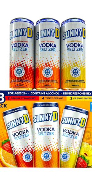 Sunny D Vodka Fall Variety 8PK