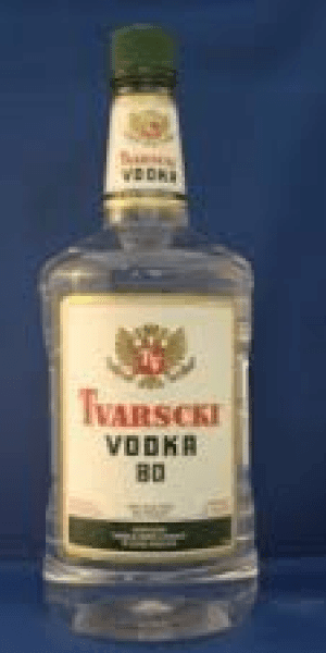 Tvarski Vodkas 80, 90, and 100 all sizes