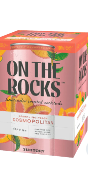 On The Rocks Peach Cosmo Cans 4pk